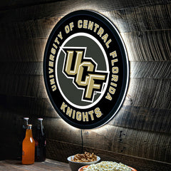 LED Wall Decor, Round, University of Central Florida, Collegiate, Home