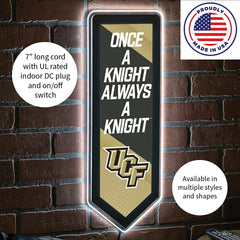LED Wall Decor, Pennant, University of Central Florida, Collegiate, Home