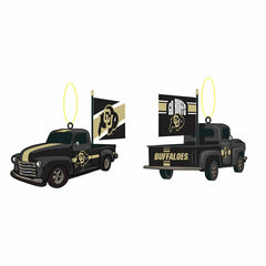 University of Colorado Rally Truck Ornament, Set of 2, Collegiate, Home