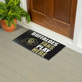 University of Colorado Fan Mat, 28"x16", Collegiate