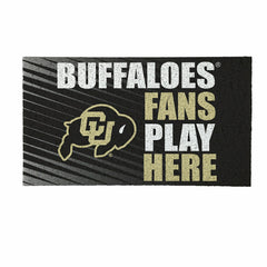 University of Colorado Fan Mat, 28"x16", Collegiate