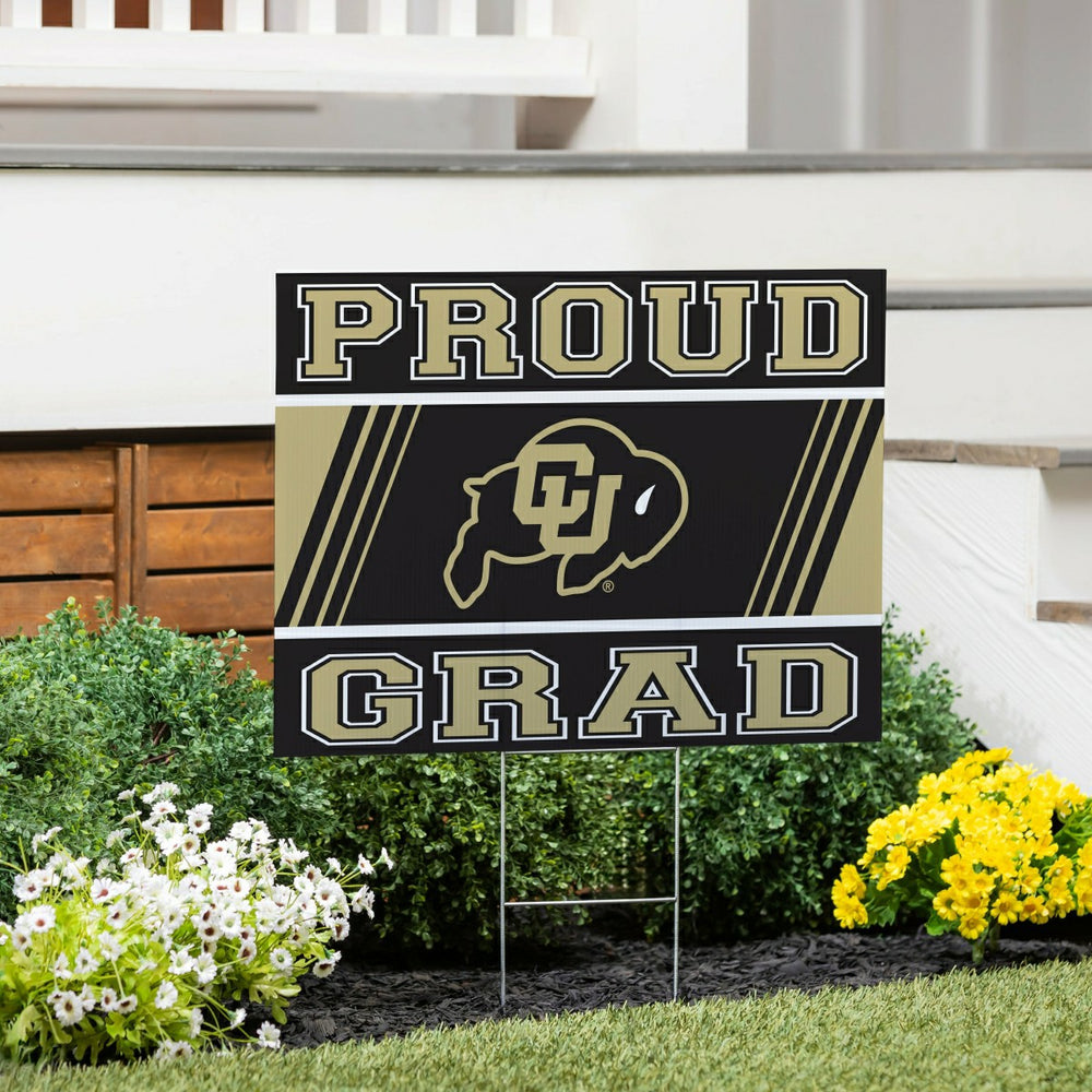 University of Colorado Coroplast Yard Sign Graduate, Collegiate, Home