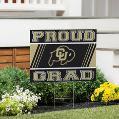 University of Colorado Coroplast Yard Sign Graduate, Collegiate, Home