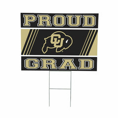 University of Colorado Coroplast Yard Sign Graduate, Collegiate, Home