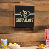University of Colorado Wood Wall Sign, 12x12, Collegiate, Home