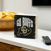 University of Colorado Plock, Down Home Fans, 6x6, Collegiate, Home