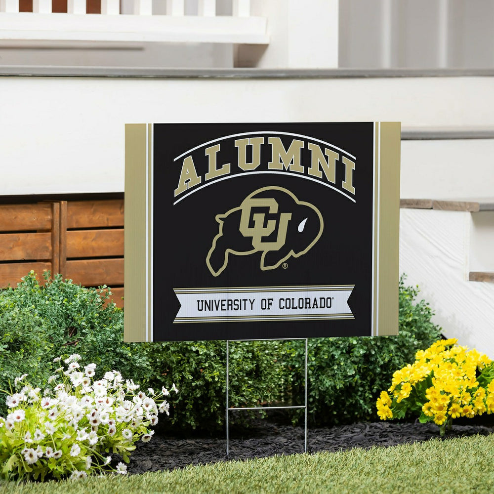 University of Colorado Coroplast Yard Sign Alumni, Collegiate, Home
