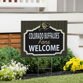 University of Colorado Coroplast Yard Sign, "Fans Welcome", Collegiate, Home