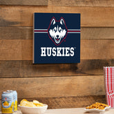 University of Connecticut Wood Wall Sign, 12x12, Collegiate, Home