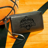 University of Auburn, Mens NCAA Basketball Champions Wristlet Wallet, Black, Collegiate, Home