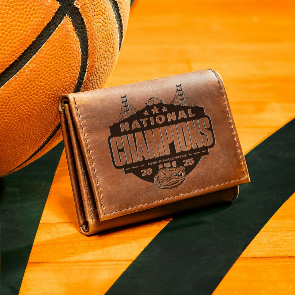 University of Florida, Mens NCAA Basketball Champions Wallet, Tri-fold, Collegiate, Home