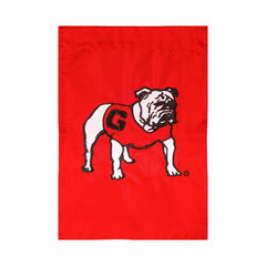 University of Georgia Alternate Bulldog Logo Applique Garden Flag, Collegiate, Home