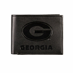 University of Georgia, Bi-Fold Wallet, Black, Collegiate, Home