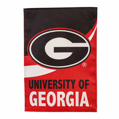 University of Georgia Burlap Flag GDN Size, Collegiate, Home