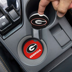 University of Georgia Car Coaster Set, 2pc, Collegiate, Home
