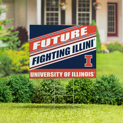 University of Illinois Coroplast Yard Sign, Future Student, Collegiate, Home