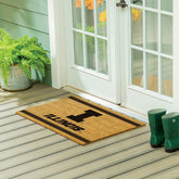 University of Illinois Large One Color Coir Mat, 36"x24", Collegiate