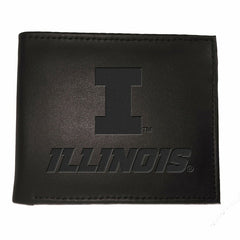 University of Illinois, Bi-Fold Wallet, Black, Collegiate, Home
