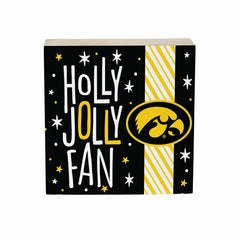University of Iowa Block, Holiday, 6x6, Collegiate, Home