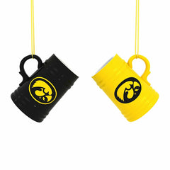 University of Iowa Ceramic Mini Stein, 3oz, set of 2, Collegiate, Home