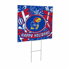 University of Kansas Yard Sign, Holiday, Collegiate, Home
