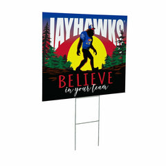 University of Kansas Yard Sign, Bigfoot, Collegiate, Home