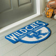 NCAA Team Shaped Coir Door Mat, Kentucky Wildcats, Collegiate