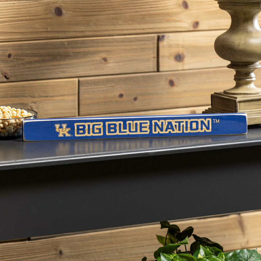 University of Kentucky Engraved Wood Sign, 1.5" x 18", Collegiate, Home