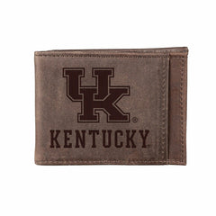 Front Pocket Wallet w/ RFID Blocking, University of Kentucky, Brown, Collegiate, Home