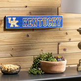 University of Kentucky Engraved Wood Sign, 3.5" x 18", Collegiate, Home