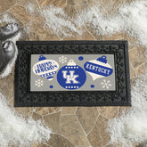 University of Kentucky Holiday Flocked Coir Sassafras Switch Mat, 22"x, Collegiate