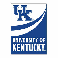 University of Kentucky Burlap Flag House Size, Collegiate, Home
