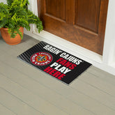 University of Louisiana-Lafayette Fan Mat, 28"x16", Collegiate