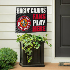 Louisiana at Lafayette University Coroplast Yard Sign "Fans Play Here", Collegiate, Home