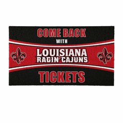 28" x 16" PVC Trapper Mat, Come Back with Tickets, University of Louis, Collegiate