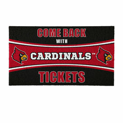 28" x 16" PVC Trapper Mat, Come Back with Tickets, University of Louis, Collegiate
