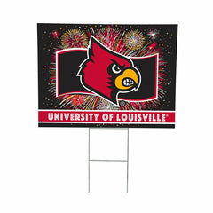 University of Louisville Yard Sign, Patriotic, Collegiate, Home
