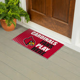 University of Louisville Fan Mat, 28"x16", Collegiate