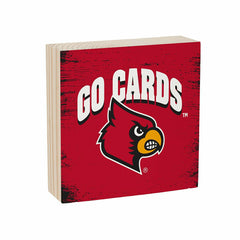 University of Louisville Plock, Down Home Fans, 6x6, Collegiate, Home