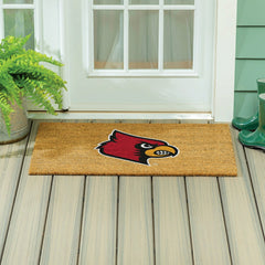 University of Louisville Large Full Color Coir Mat, 36"x24", Collegiate