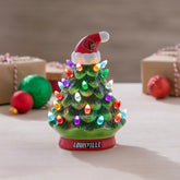 University of Louisville 8" LED Ceramic Christmas Tree, Collegiate, Home