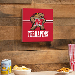 University of Maryland Wood Wall Sign, 12x12, Collegiate, Home