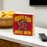 University of Maryland Plock, Down Home Fans, 6x6, Collegiate, Home
