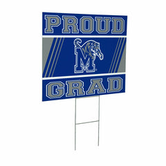 University of Memphis Coroplast Yard Sign Graduate, Collegiate, Home