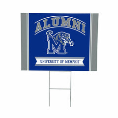 University of Memphis Coroplast Yard Sign Alumni, Collegiate, Home