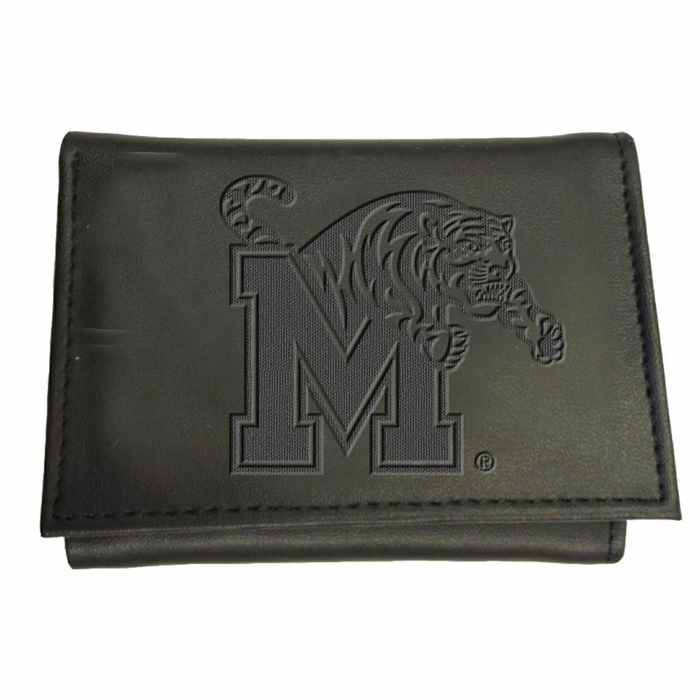 University of Memphis, Tri-Fold Wallet, Black, Collegiate, Home
