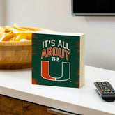 University of Miami Plock, Down Home Fans, 6x6, Collegiate, Home