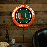 University of Miami, Metal Lite, Round, Collegiate
