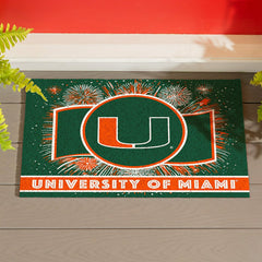 University of Miami Yard Sign, Patriotic, Collegiate, Home