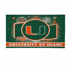 University of Miami Yard Sign, Patriotic, Collegiate, Home